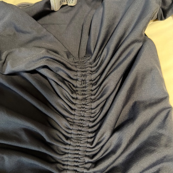 Oh Polly blue long sleeve bodycon - Picture 3 of 5